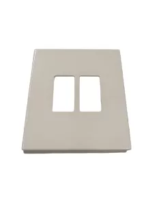 Vimar 08606.Z 8000 Series 2-Module Resin Snap Plate White